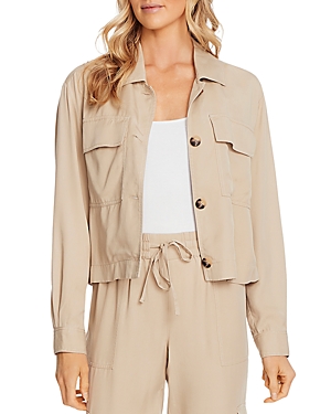 VINCE CAMUTO BUTTON-FRONT JACKET,9020503
