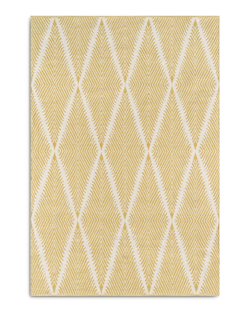 Erin Gates River Riv-1 Machine-washable Beacon Citron 7'6" X 9'6" Area Rug In Citron