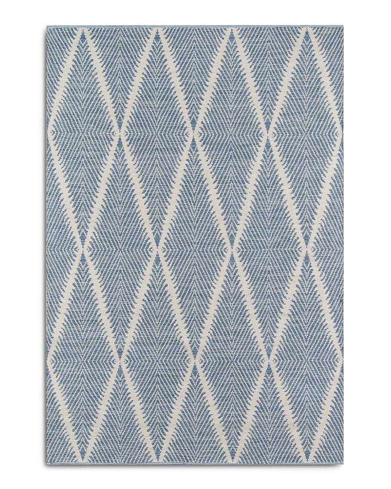 Erin Gates River Riv-1 Machine-washable Beacon Citron 7'6" X 9'6" Area Rug In Denim