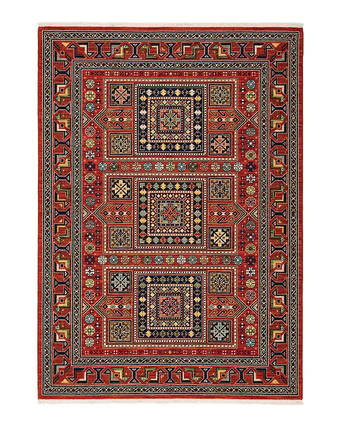 Oriental Weavers Lilihan 002c6 Area Rug, 5'3 X 7'6 In Red/multi