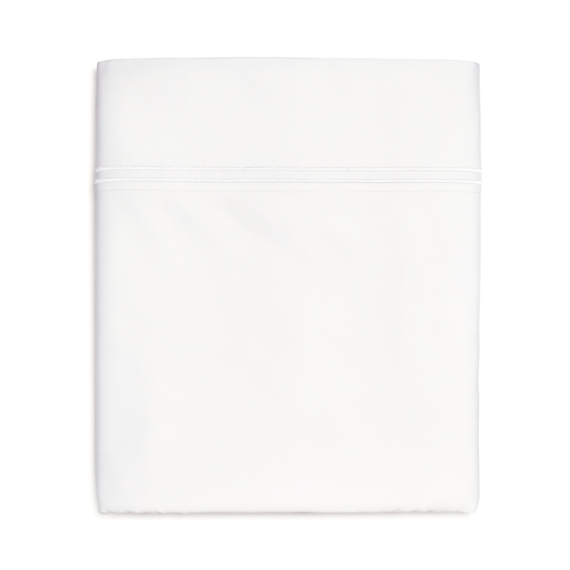Hudson Park Collection 800tc Egyptian Sateen Extra Deep Flat Sheet, King - Exclusive In White