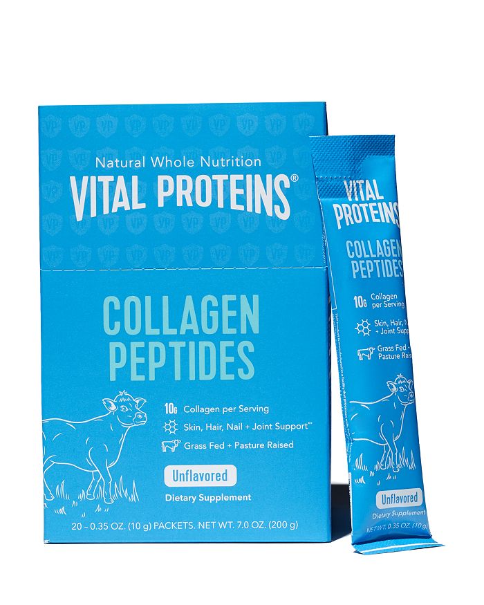 Vital Proteins Collagen Peptides Supplement Stick Pack Box Unflavored Modesens