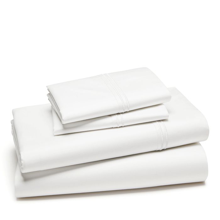 Shop Hudson Park Collection 800tc Egyptian Sateen Extra Deep Fitted Sheet, King - 100% Exclusive In White