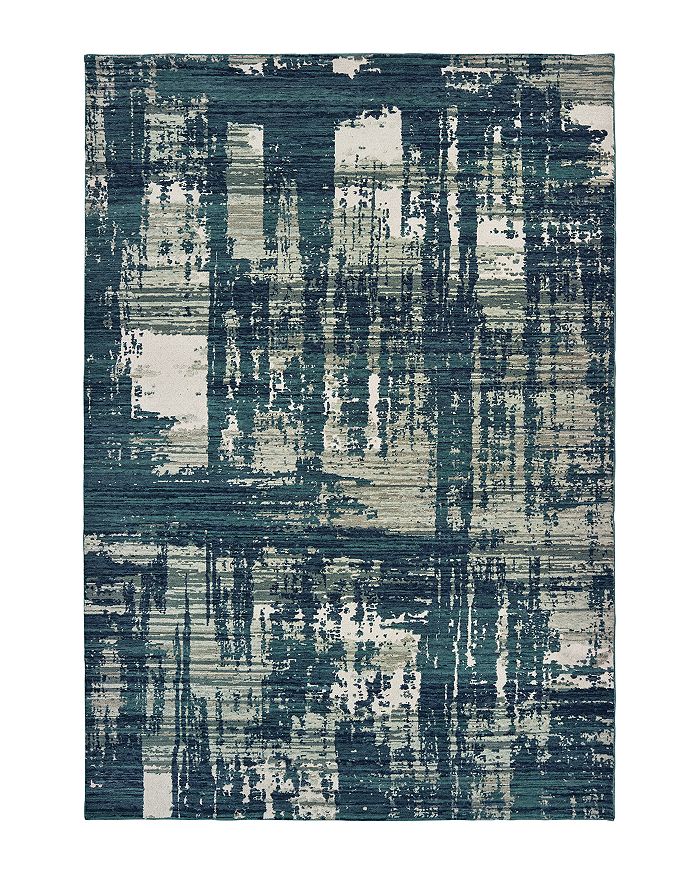 Oriental Weavers Montage 5990b Area Rug, 9'10 X 12'10 In Gray/red