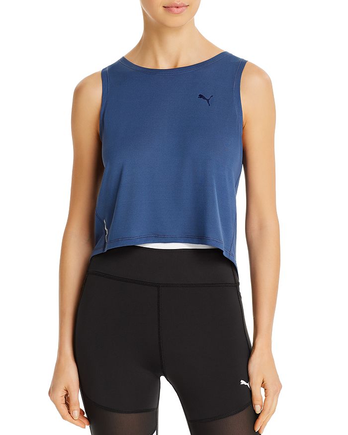 PUMA - Studio Split-Back Cropped Tank