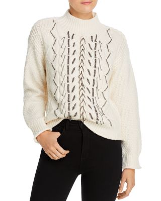 vince camuto cable knit sweater