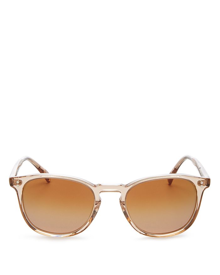 Oliver Peoples Finley Square Sunglasses, 51mm In Pink/blush Rose Quartz Mirrored