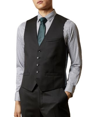 Ted Baker - Franc Printed-Back Suit Waistcoat