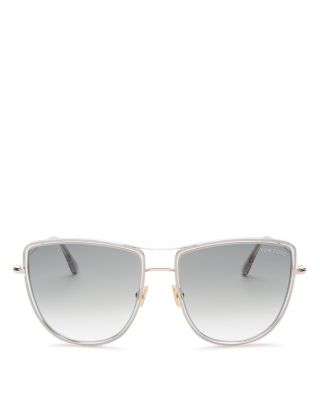 tom ford tina 59mm aviator sunglasses