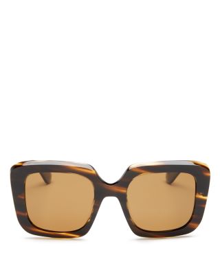 Oliver Peoples Women's Franca Polarized Square Sunglasses, 52mm |  Bloomingdale's
