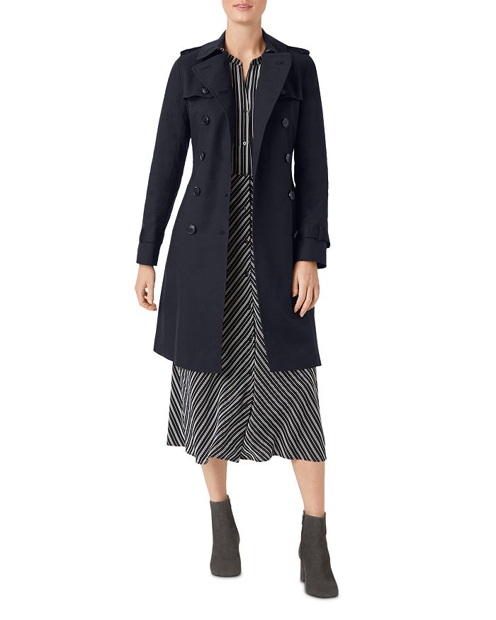 Hobbs saskia trench mocha top