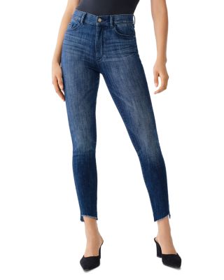 DL1961 Women's Farrow Instaculpt High Rise Skinny Ankle Jeans - Slimming, Contoured Waist, Ankle-Length