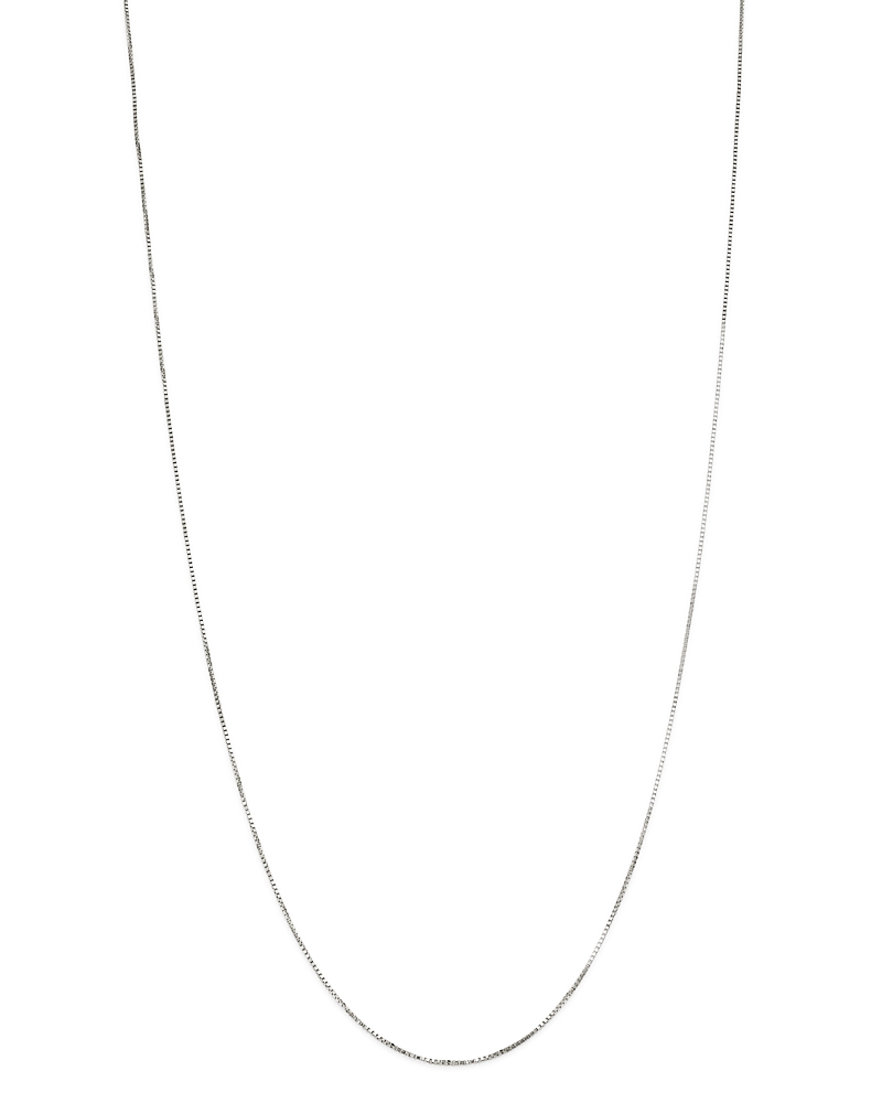 Bloomingdale's Box Link Chain Necklace In 14k White Gold - Exclusive In White Gold