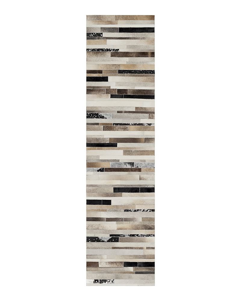 Surya Trail Trl-1120 Runner Rug, 2' X 8' In Black/dark Brown/silver