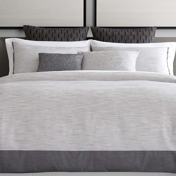 Vera Wang Grisaille Weave Duvet Cover Queen Bloomingdale S