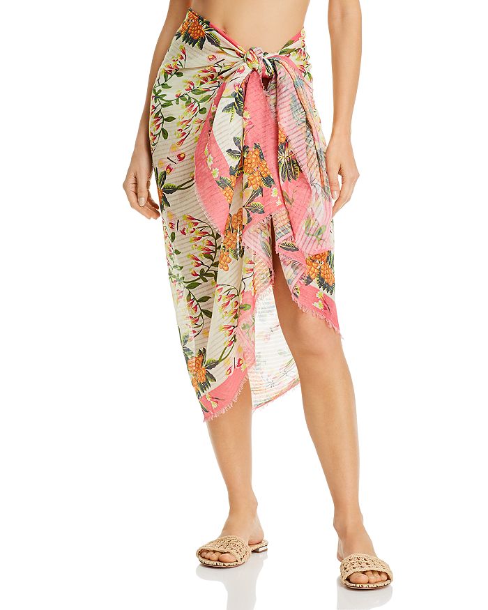 Echo Bluebell Vines Wrap Pareo Swim Cover-Up | Bloomingdale's