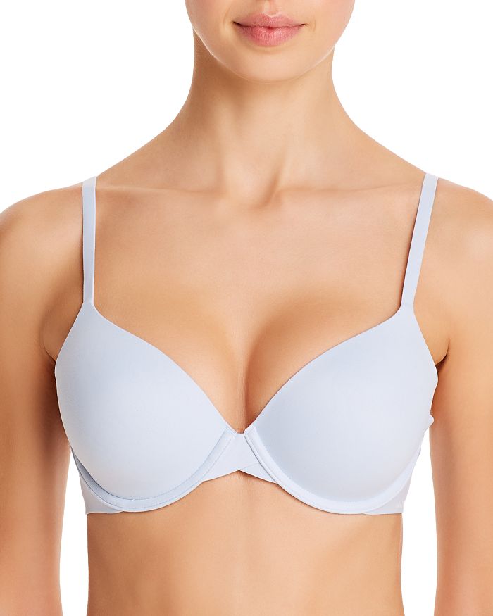 Calvin Klein Perfectly Fit Full Coverage T-shirt Bra In Baby Blue