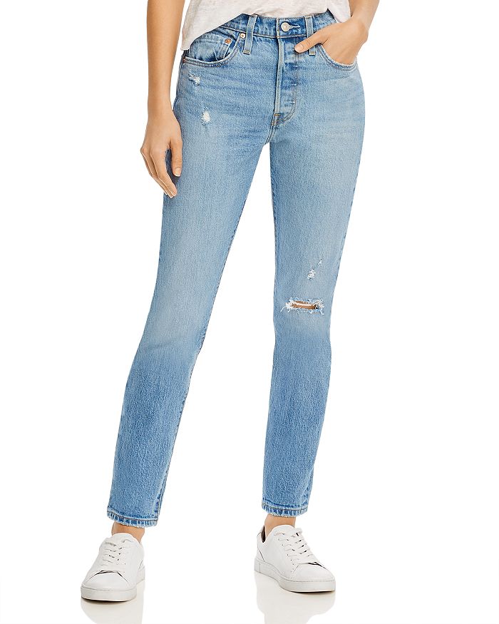 Levi's 501 Ripped Skinny Jeans | Bloomingdale's