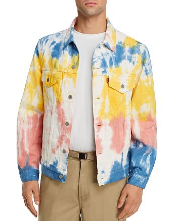 Introducir 55+ imagen levi’s tie dye trucker jacket