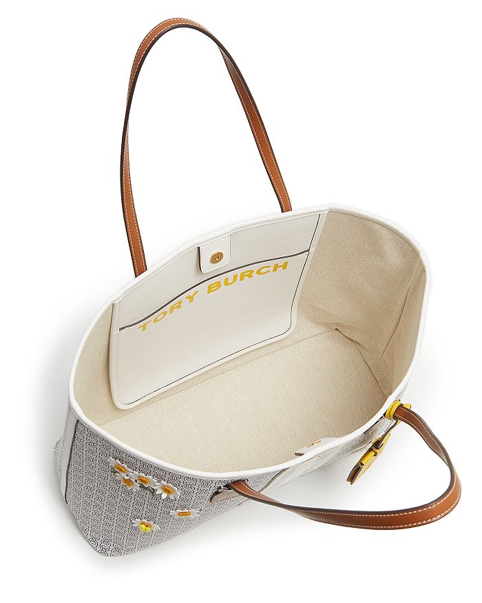tory burch gemini link tote ivory