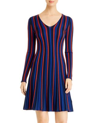 Escada Sport - Ribbed Striped Dress