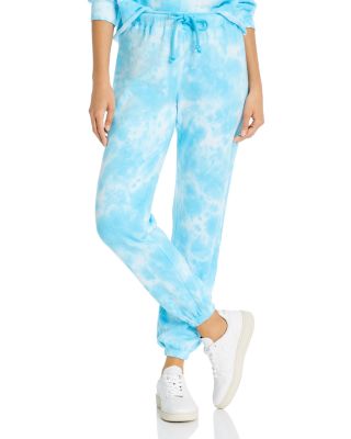 blue tie dye sweatpants