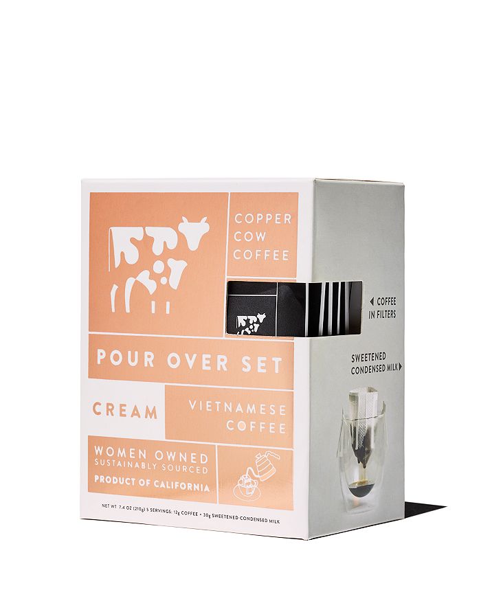 Copper Cow Coffee Cream Pour Over Set Pack of 5 Bloomingdale's