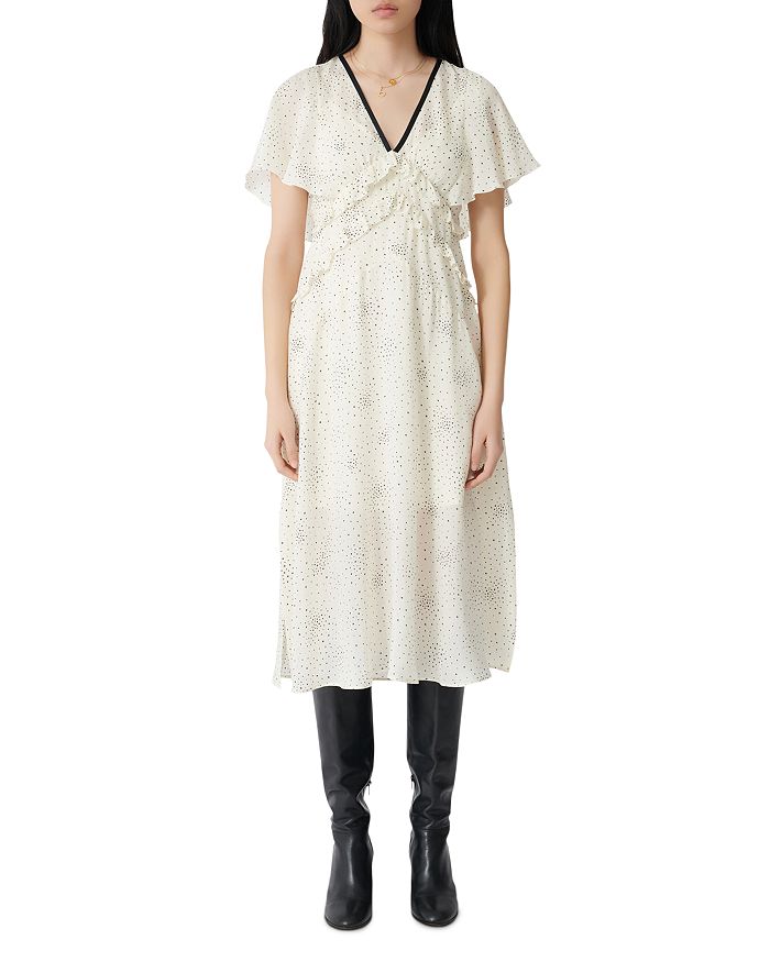 Maje Racky Printed Midi Dress | Bloomingdale's