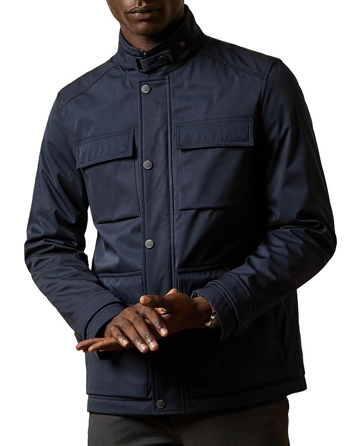 Ted Baker Reams Wadded Field Jacket In Navy ModeSens