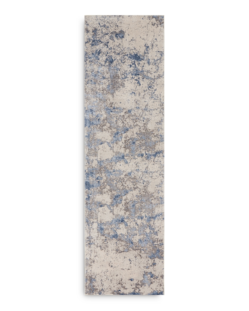 Photos - Area Rug Nourison Silky Textures SLY04 Runner , 2'2 x 7'6 SILKSLY04BLIGY026090