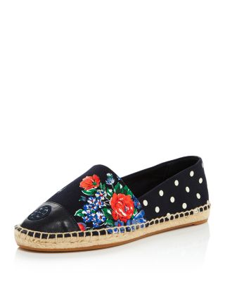 colorblock espadrille flat tory burch