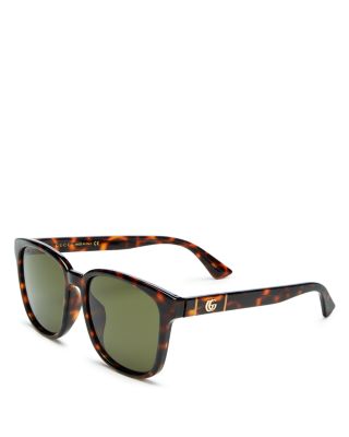 gucci 56mm square sunglasses