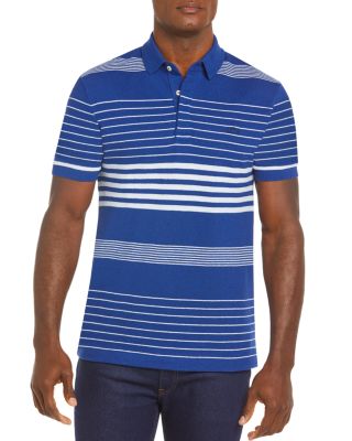 lacoste striped polo shirt