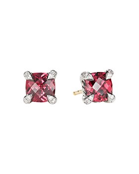 David Yurman - Châtelaine® Stud Earrings with Gemstones and Diamonds