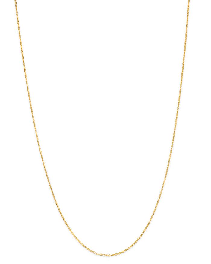 Bloomingdale's - Mirror Cable Link Chain Necklace in 14K Yellow Gold - 100% Exclusive