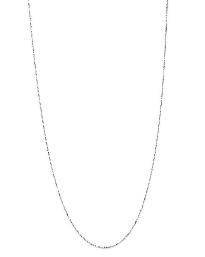 Bloomingdale's Wheat Link Chain Necklace In 14k White Gold, 18 - 100% Exclusive