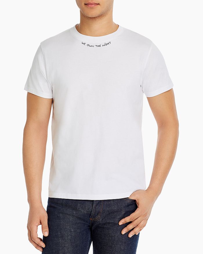 Maison Labiche We Own The Night Cotton Embroidered Tee | Bloomingdale's