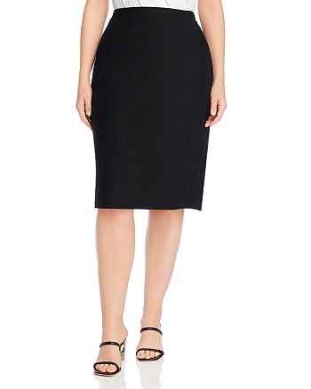 Eileen Fisher Plus High-Waisted Pencil Skirt | Bloomingdale's