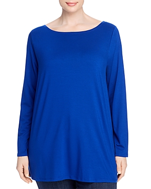 EILEEN FISHER BOATNECK TUNIC TOP,S0FTJ-T5344X