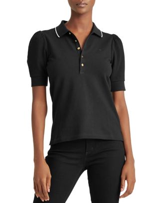 Ralph Lauren Puff-Sleeve Polo Shirt | Bloomingdale's