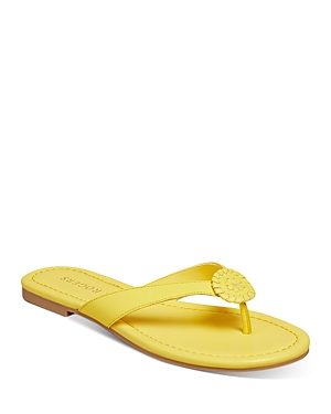 Jack Rogers Women's Rowan Flip Flop Sandals In Neon Yellow