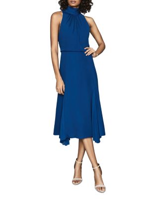 reiss blue dress