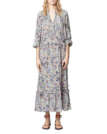 Zadig & Voltaire Realized Paisley Printed Dress | Bloomingdale's