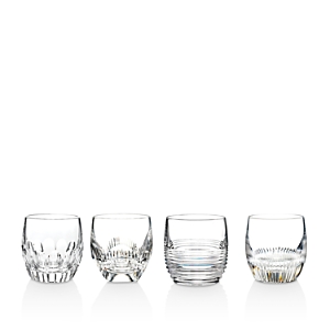 Waterford Mixology Assorted Double Old-Fashioned Glasses, Set of 4 (024258514164 Home) photo