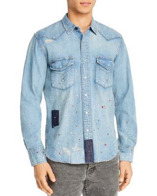 polo ralph lauren classic fit western shirt