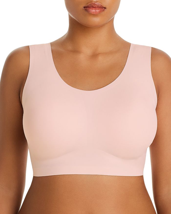 Calvin Klein Plus Invisibles Padded Bralette In Nymphs Thigh