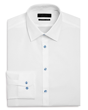 The Men's Store at Bloomingdale's Solid Stretch Regular Fit Dress Shirt - 100% Exclusive