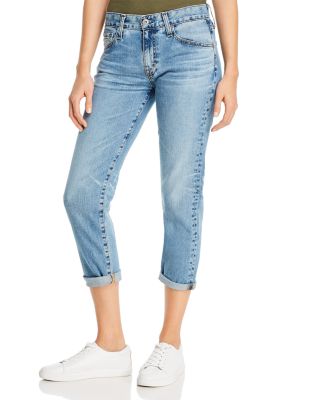 cropped boyfriend jeans