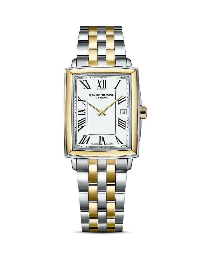 Shop Raymond Weil Toccata Watch, 25x35mm In Two Tone/white