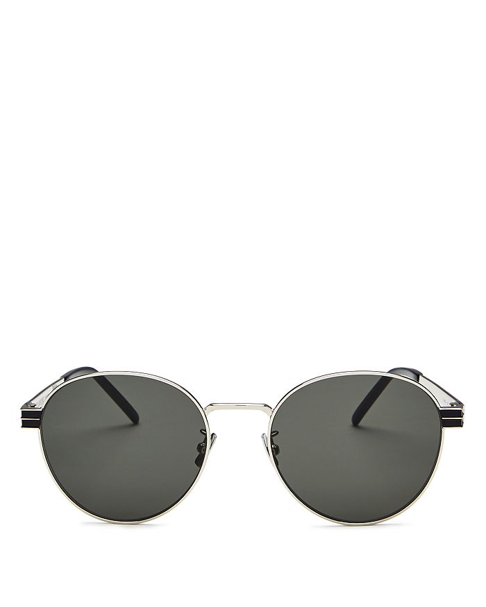 Saint Laurent Men's Round Sunglasses, 55mm | Bloomingdale's